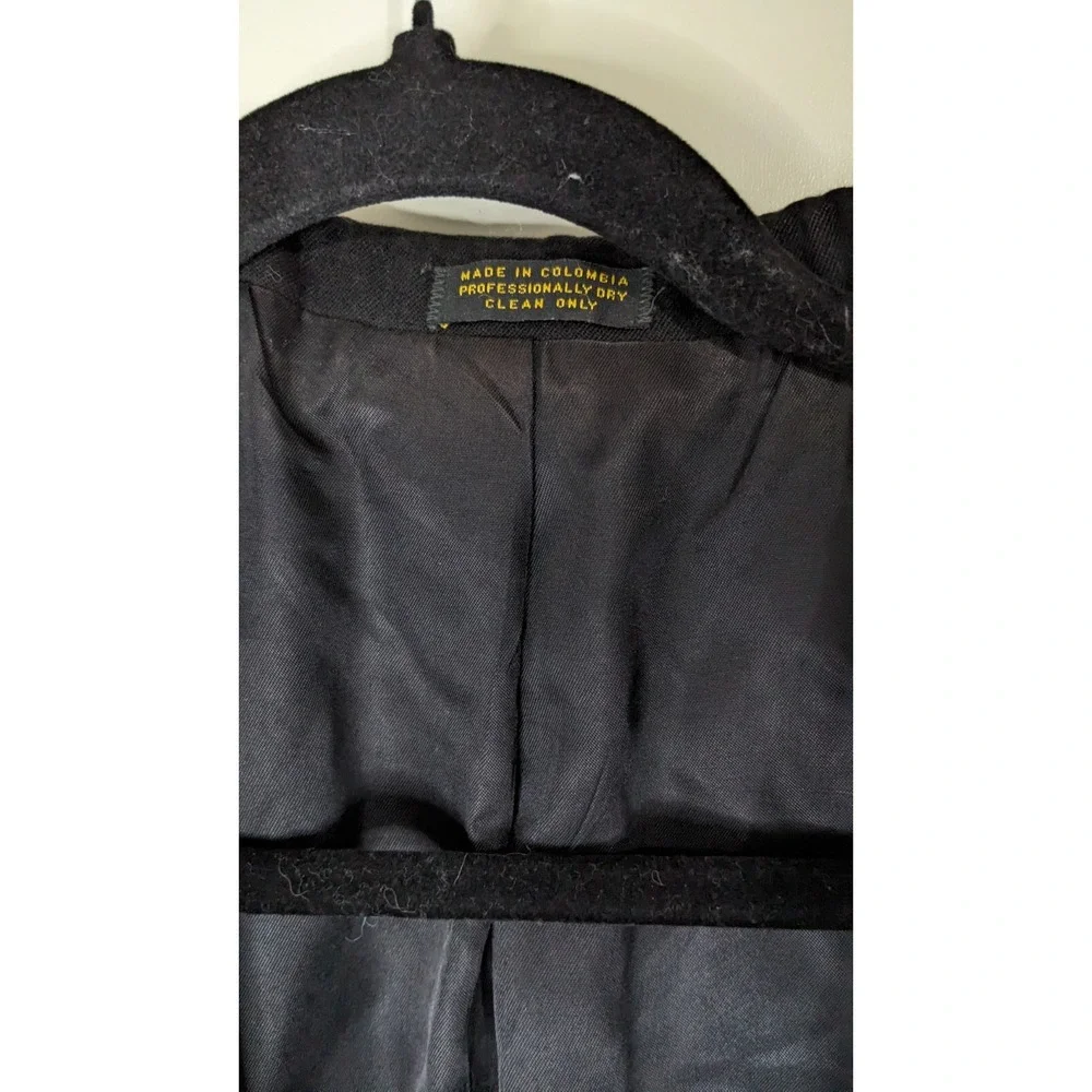 Oscar‎ De La Renta Mens Black Suit Jacket Size 36 S 202